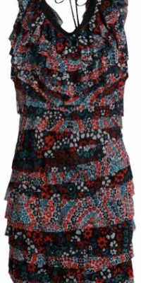 Nine West Women's Floral Tiered Dress Nine West Women's Floral Tiered Dress