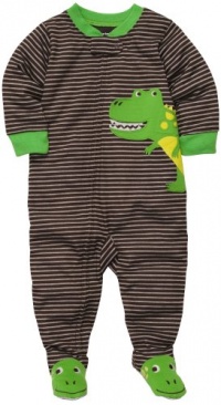 Carter's Baby Boys 1-pc L/S Footed - Dino Stripe Carter's Baby Boys 1-pc L/S Footed - Dino Stripe