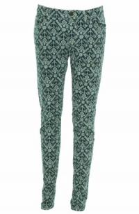 Denim and Supply Ralph Lauren Women's Print Skinny Pant Navy Multi 27