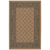 Couristan Recife Garden Lattice Indoor/Outdoor Area Rug - Cocoa/Black Size - 2.3 x 7.10 ft. Runner Couristan Recife Garden Lattice Indoor/Outdoor Area Rug - Cocoa/Black Size - 2.3 x 7.10 ft. Runner