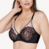 Wacoal Bra Full Coverage Underwire - Retro Chic - Black - Size 40G