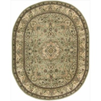 Nourison 2000 2005 Oval Rug, Light Green, 7.6-Feet by 9.6-Feet Nourison 2000 2005 Oval Rug, Light Green, 7.6-Feet by 9.6-Feet