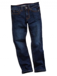 GUESS Kids Girls Little Girl Daredevil Skinny Jeans, DARK STONEWASH (3T) GUESS Kids Girls Little Girl Daredevil Skinny Jeans, DARK STONEWASH (3T)
