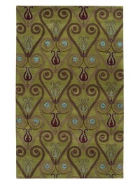 Surya Bombay Rug, Grass Multicolored, 5' x 8' Surya Bombay Rug, Grass Multicolored, 5' x 8'