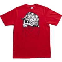 Metal Mulisha Negative Youth Boys Short-Sleeve Casual T-Shirt/Tee - Red / Large