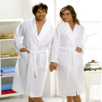 Luxury Hotel / Spa Collection - Waffle Weave Bathrobe, 100% Genuine Turkish Cotton, Unisex - size L / XL Luxury Hotel / Spa Collection - Waffle Weave Bathrobe, 100% Genuine Turkish Cotton, Unisex - size L / XL