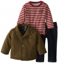 Calvin Klein Baby-Boys Infant 3 Piece Set w/Jacket, Green, 24 Months Calvin Klein Baby-Boys Infant 3 Piece Set w/Jacket, Green, 24 Months
