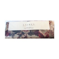 Lauren Ralph Lauren Cliffwoods Floral Table Linens / Table Runner 15 x 72 Fall Holiday Wine, Plum, Green, Ivory Lauren Ralph Lauren Cliffwoods Floral Table Linens / Table Runner 15 x 72 Fall Holiday Wine, Plum, Green, Ivory