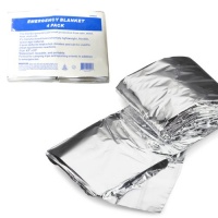 Emergency Thermal Blanket 52 x 84 (4 Pack) Emergency Thermal Blanket 52 x 84 (4 Pack)