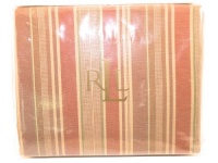 Lauren By Ralph Lauren Northern Cape King Fitted Sheet Terra Cotta Stripe