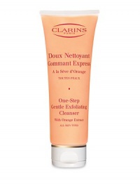 Named Best Cleanser by Child magazine. One-Step Gentle Exfoliating Facial Cleanser. Give your skin a new kind of clean. This gentle two-in-one formula gently purifies and smoothes skin with natural botanicals for a fast, natural clean. Enhances skin softness, suppleness and comfort while protecting its natural balance. 4.32 oz. Named Best Cleanser by Child magazine. One-Step Gentle Exfoliating Facial Cleanser. Give your skin a new kind of clean. This gentle two-in-one formula gently purifies and smoothes skin with natural botanicals for a fast, natural clean. Enhances skin softness, suppleness and comfort while protecting its natural balance. 4.32 oz.