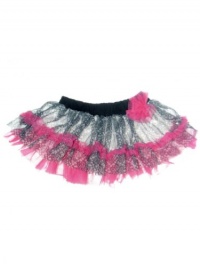 Baby Girl Black and Pink Print Tutu Skirt with Cotton Lining by Baby Starters - Black - 9 Mths / 16-20 Lbs Baby Girl Black and Pink Print Tutu Skirt with Cotton Lining by Baby Starters - Black - 9 Mths / 16-20 Lbs