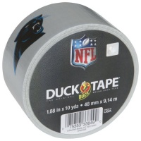 Duck Brand 240500 Carolina Panthers NFL Team Logo Duct Tape, 1.88-Inch by 10 Yards, Single Roll Duck Brand 240500 Carolina Panthers NFL Team Logo Duct Tape, 1.88-Inch by 10 Yards, Single Roll