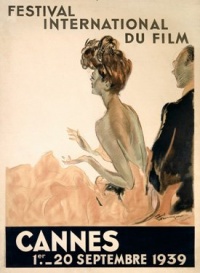 1939 Cannes Film Festival by Artist Jean Gabriel Domergue 18x24 Planked Wood Sign Wall Decor Art 1939 Cannes Film Festival by Artist Jean Gabriel Domergue 18x24 Planked Wood Sign Wall Decor Art