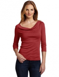Red Dot Women's Cowl Neck Top