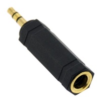 GTMax Gold Plated Stereo 3.5mm Male to 6.35mm Female Adapter(1/8 M to 1/4 F) GTMax Gold Plated Stereo 3.5mm Male to 6.35mm Female Adapter(1/8 M to 1/4 F)
