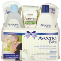 Aveeno Baby Gift Set, Daily Care Essentials Basket, Baby and Mommy Gift Set Aveeno Baby Gift Set, Daily Care Essentials Basket, Baby and Mommy Gift Set
