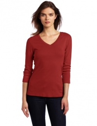 Red Dot Women's Deep V-Neck Shirt Red Dot Women's Deep V-Neck Shirt