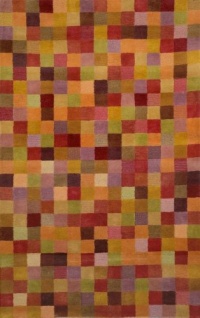 Liora Manne Petra Squares Rug, 9 by 12-Feet, Sunset Liora Manne Petra Squares Rug, 9 by 12-Feet, Sunset