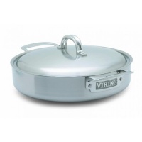 Viking VSC0403 3 Quart Stainless Steel Casserole Pan Viking VSC0403 3 Quart Stainless Steel Casserole Pan