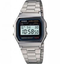 Casio Men's A158W-1 Classic Digital Stainless Steel Bracelet Watch Casio Men's A158W-1 Classic Digital Stainless Steel Bracelet Watch