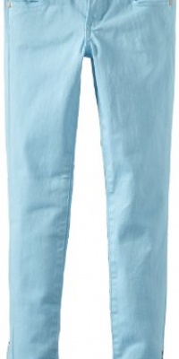 Pinc Premium Girls 7-16 Zip Crop Skinny, Sky Blue, 8 Pinc Premium Girls 7-16 Zip Crop Skinny, Sky Blue, 8
