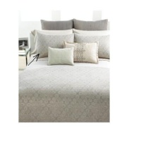 Vera Wang Love Knots Pillow Sham, Platinum, King Vera Wang Love Knots Pillow Sham, Platinum, King