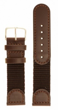 Men's Swiss Army Style Watchband - Color Brown Size: 19mm Watch Band Men's Swiss Army Style Watchband - Color Brown Size: 19mm Watch Band