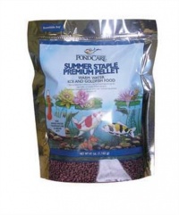 PondCare 181B Summer Staple Koi Fish Food Premium Pellet, 41-Ounce PondCare 181B Summer Staple Koi Fish Food Premium Pellet, 41-Ounce