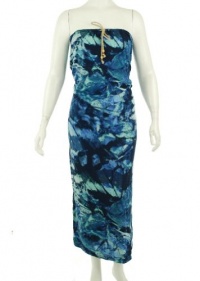 Calvin Klein Jeans Women's Printed Strapless Maxi Dress Calvin Klein Jeans Women's Printed Strapless Maxi Dress