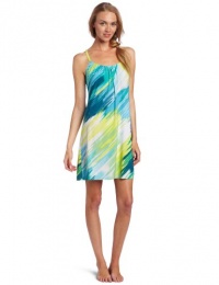 Josie by Natori Sleepwear Women's Lemongrass 33 Inch Chemise, Multi, Large Josie by Natori Sleepwear Women's Lemongrass 33 Inch Chemise, Multi, Large