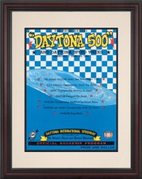 NASCAR Framed 8.5 x 11 Daytona 500 Program Print Race Year: 3rd Annual - 1961 NASCAR Framed 8.5 x 11 Daytona 500 Program Print Race Year: 3rd Annual - 1961