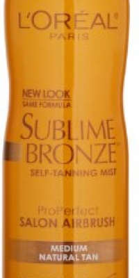 L'Oreal Paris Sublime Bronze Pro Perfect Airbrush, Medium Natural Tan, 4.6 Ounce L'Oreal Paris Sublime Bronze Pro Perfect Airbrush, Medium Natural Tan, 4.6 Ounce