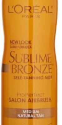 L'Oreal Paris Sublime Bronze Pro Perfect Airbrush, Medium Natural Tan, 4.6 Ounce