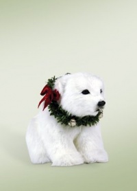Byers Choice Polar Bear Cub Seated Byers Choice Polar Bear Cub Seated