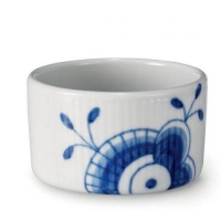 Blue Fluted Mega 3.25 Souflee Dish Blue Fluted Mega 3.25 Souflee Dish