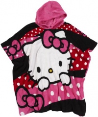 Hello Kitty Hooded Poncho Big Girl Hello Kitty Hooded Poncho Big Girl