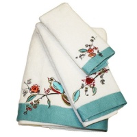 Lenox Chirp Embroidered Bath Towel Lenox Chirp Embroidered Bath Towel