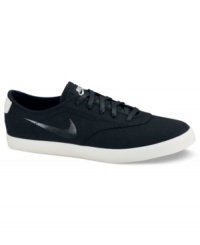 Made with materials that combine an old-school look with a modern feel, the Nike Starlet Saddle Canvas sneakers offer visual appeal and lightweight cushioning. Made with materials that combine an old-school look with a modern feel, the Nike Starlet Saddle Canvas sneakers offer visual appeal and lightweight cushioning.