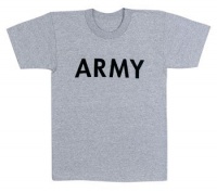 Rothco kids p/t t-shirt / army - grey Rothco kids p/t t-shirt / army - grey