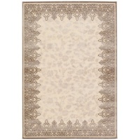 Couristan 1240/0219 PAVE Vivienne 35-Inch by 90-Inch Chenille Area Rug, Cream/Silver