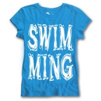 Big Print Tee Swim Turquoise Large Big Print Tee Swim Turquoise Large