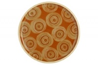 Add a whimsical accent to Denby's Fire dinnerware and dishes collection with the Chilli round platter. The mod circle design is rendered in the same warm earth tones of green and terra cotta as the solid pieces to create a contrasting yet coordinated look. Add a whimsical accent to Denby's Fire dinnerware and dishes collection with the Chilli round platter. The mod circle design is rendered in the same warm earth tones of green and terra cotta as the solid pieces to create a contrasting yet coordinated look.