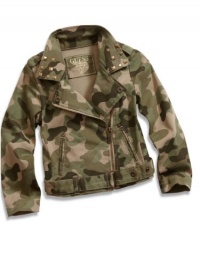 GUESS Kids Girls Little Girl Camouflage Print Jacket, MULTICOLORED (6X) GUESS Kids Girls Little Girl Camouflage Print Jacket, MULTICOLORED (6X)