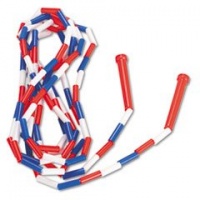 Champion Sports Segmented Plastic Jump Rope, 16-ft., Red/Blue/White