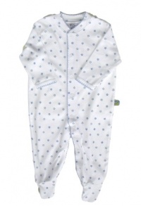 Noa Lily Footie, Blue Stars, 3 Months Noa Lily Footie, Blue Stars, 3 Months