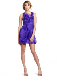 ABS Allen Schwartz Women's Sleeveless Bubble Dress With Flowers ABS Allen Schwartz Women's Sleeveless Bubble Dress With Flowers
