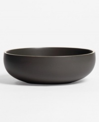 With a powdery matte finish and clean modern shapes, this dinnerware collection from renowned designer Vera Wang brings minimalism to the table with chic style. In soft, natural graphite, this soup/cereal bowl coordinates perfectly with any decor. With a powdery matte finish and clean modern shapes, this dinnerware collection from renowned designer Vera Wang brings minimalism to the table with chic style. In soft, natural graphite, this soup/cereal bowl coordinates perfectly with any decor.