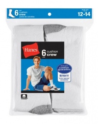 Hanes Big and Tall Crew, 12-14-White