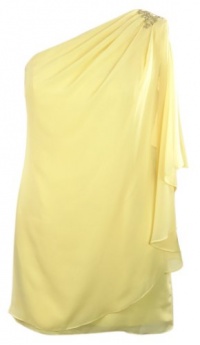 Embellished One Shoulder Crepe Dress Embellished One Shoulder Crepe Dress